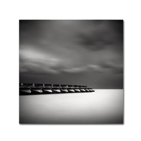 Rob Cherry 'Brighton Sea Defense' Canvas Art,24x24